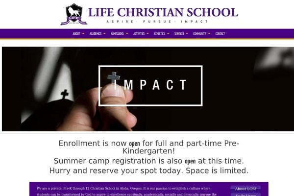 Campus theme site design template sample