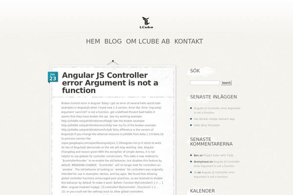 lcube.se site used Personalpress