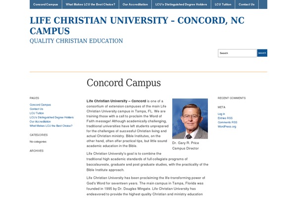 Academica theme site design template sample