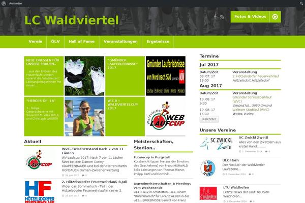 Twentytwenty-child theme site design template sample
