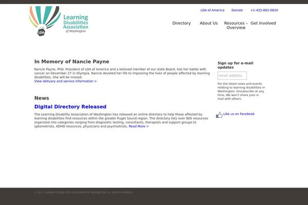 ldawa.org site used Theme1395