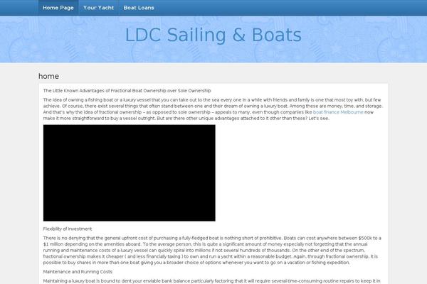 ldcsailing.com site used Lana Blog