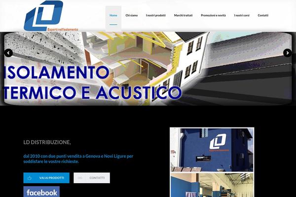 VEDA theme site design template sample
