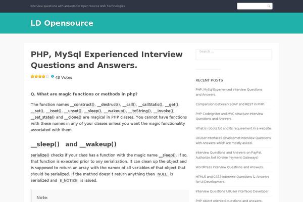 Default theme site design template sample