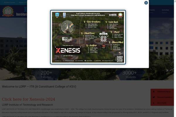 University theme site design template sample