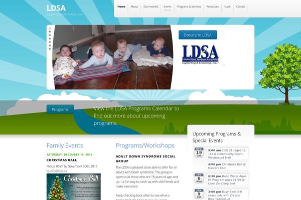 Essentials theme site design template sample