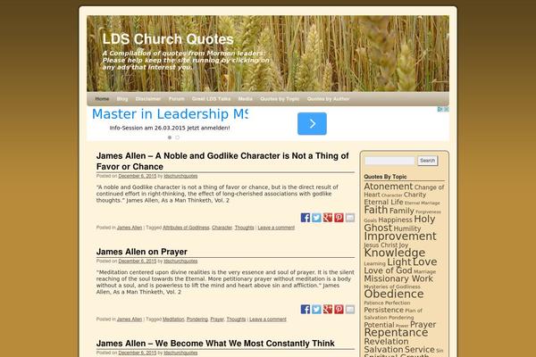 Site using Weaver Show Posts plugin