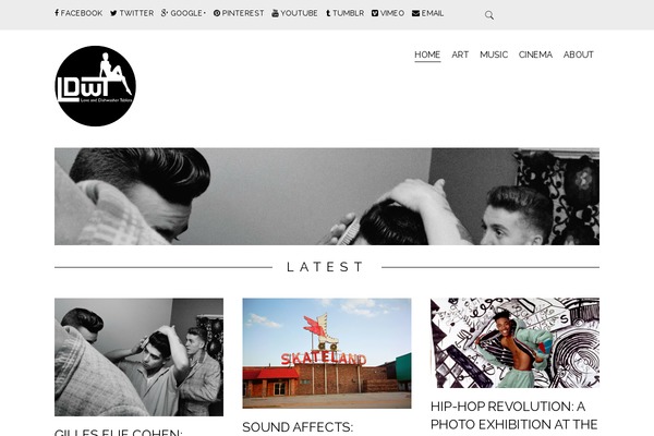 Simply Read theme site design template sample