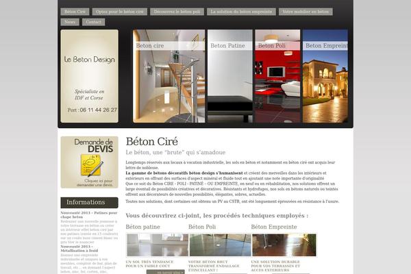 Ona theme site design template sample