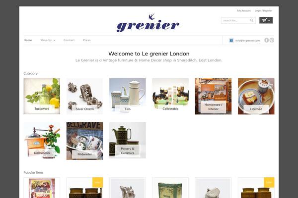 Cheope theme site design template sample