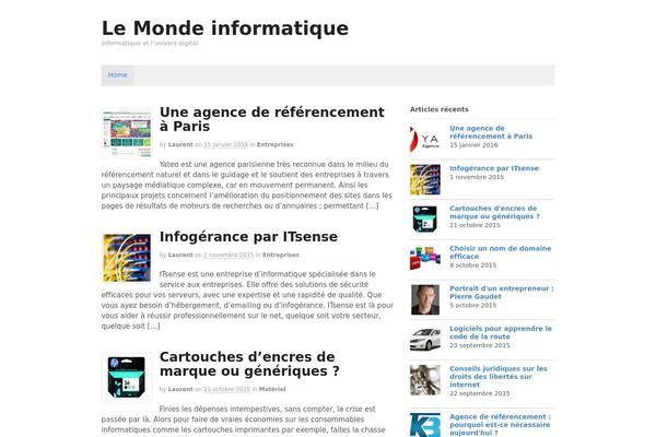 Opinion theme site design template sample