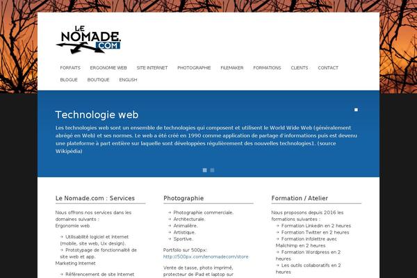 zeeNoble theme site design template sample