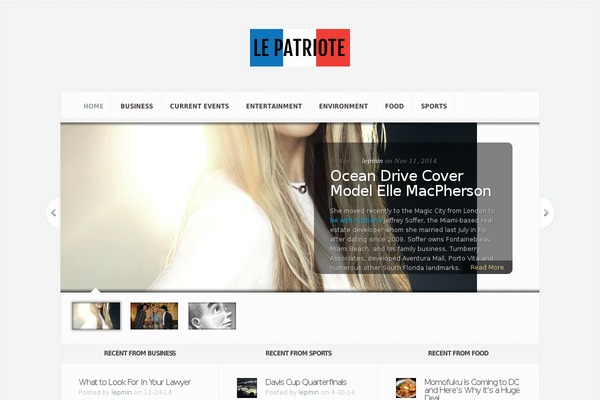 Spacious theme site design template sample