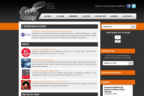 le-rama.org site used Tentbloggerstarter_10