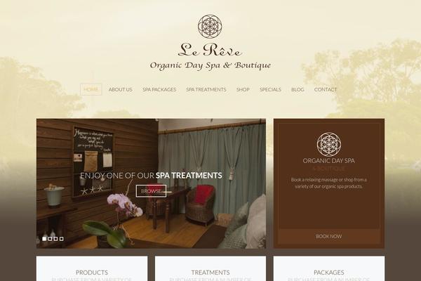 Yoo_organic_wp theme site design template sample