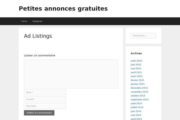 Site using User Submitted Posts plugin