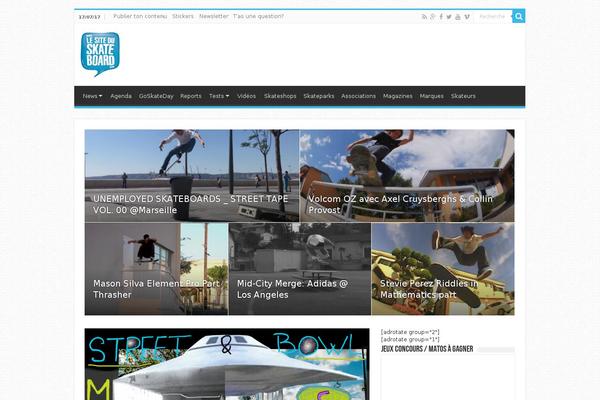 BoomBox theme site design template sample