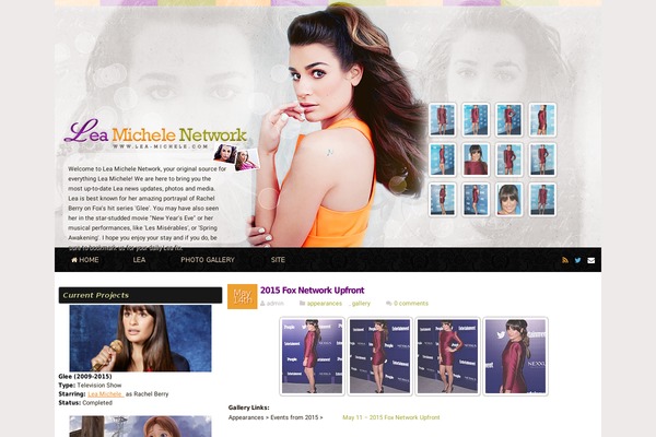 lea-michele.com site used Pinky