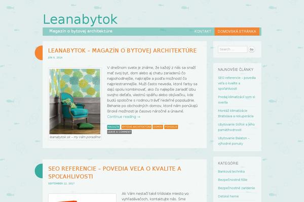 Something Fishy theme site design template sample