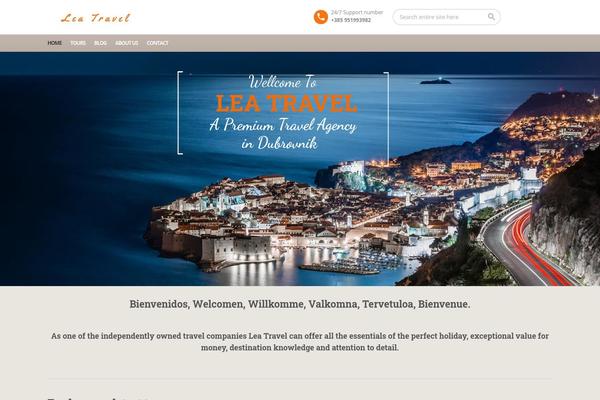 BookYourTravel theme site design template sample
