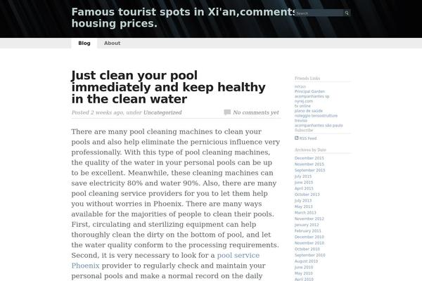 Flow theme site design template sample