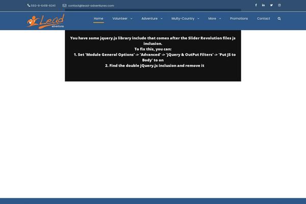 Site using Tourmaster plugin