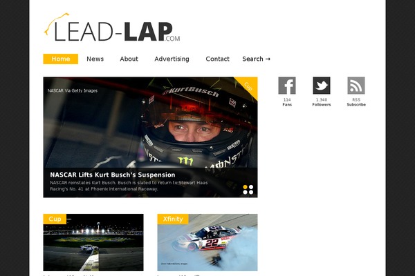 Gonzo theme site design template sample