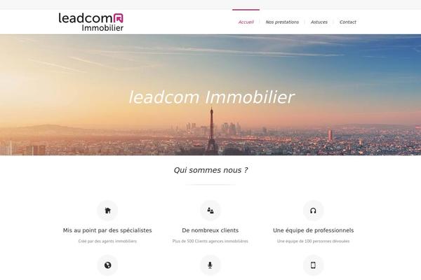 leadcom-immobilier.com site used Lounge-child