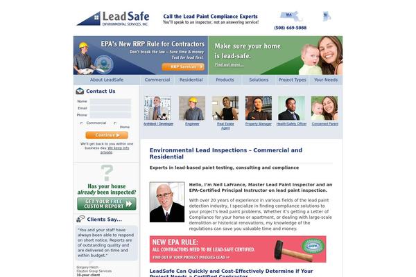 Site using Contactforms plugin