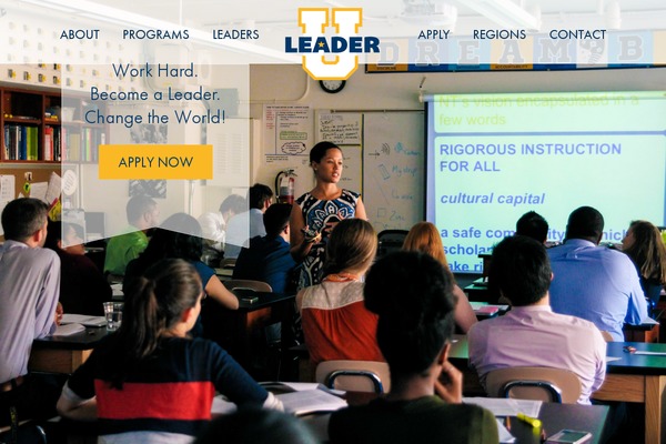 leader-u.org site used Leader-u