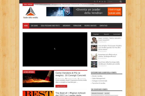 Jarida theme site design template sample