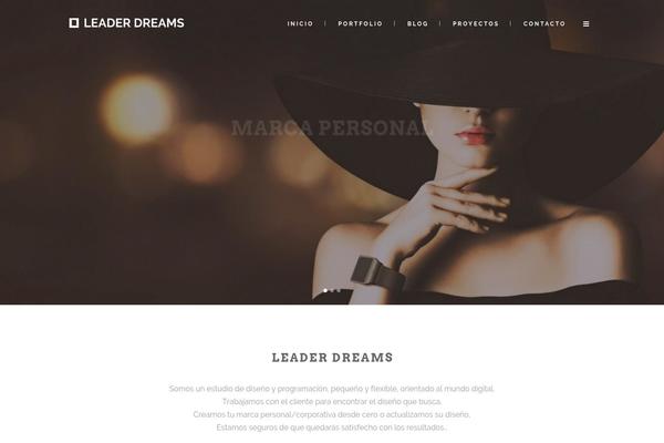 Hazel theme site design template sample