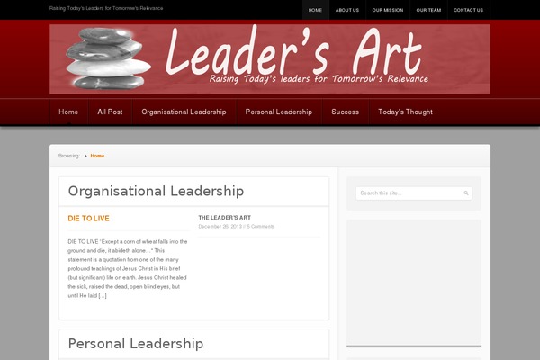 Nuntius theme site design template sample