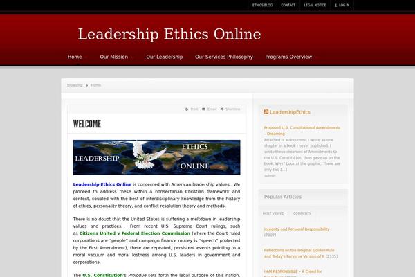 News theme site design template sample