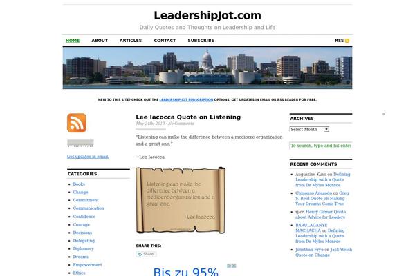 Cutline 3 Column Split theme site design template sample