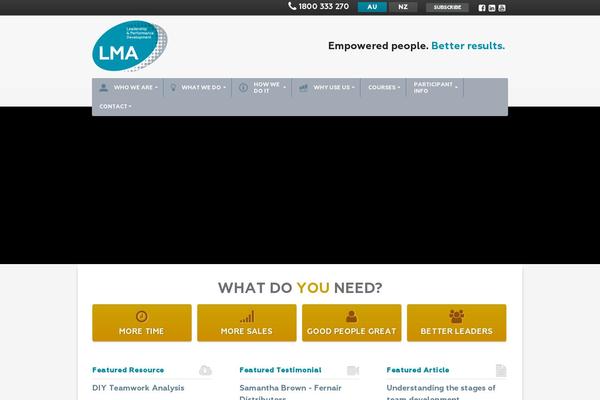lma theme websites examples