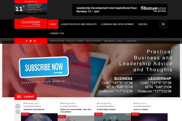 leadershipplatform.com site used Unicmag