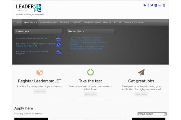 Site using Footer Putter plugin