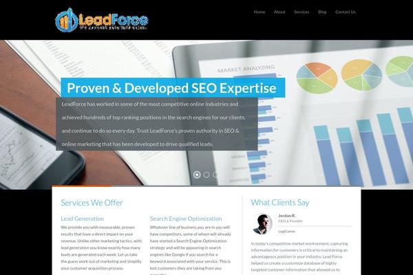 Venture theme site design template sample