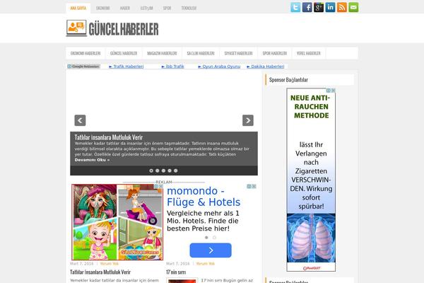 Newscom theme site design template sample