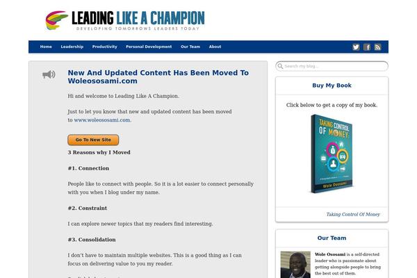 leadinglikeachampion.com site used Get Noticed