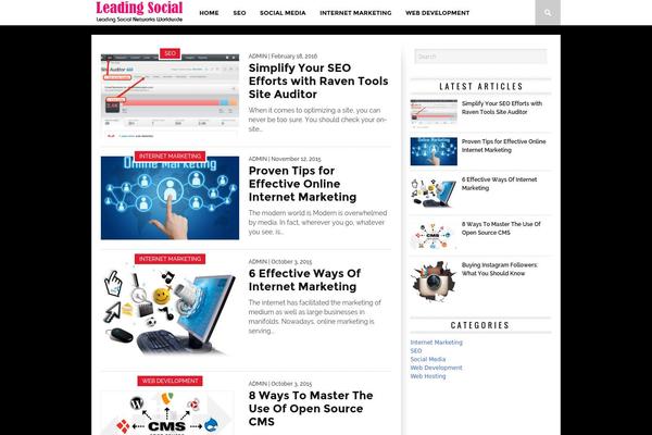 Braxton theme site design template sample