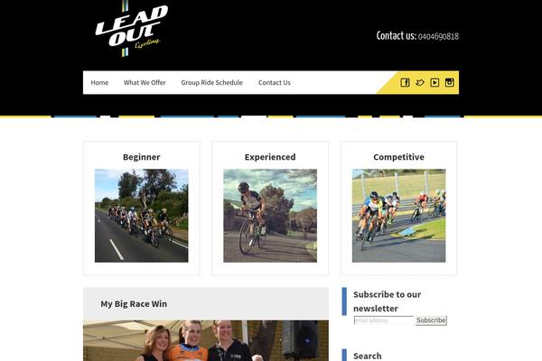 Press theme site design template sample