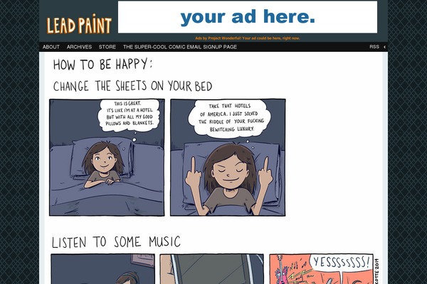 ComicPress theme site design template sample