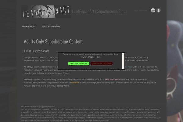 Site using Content Warning plugin