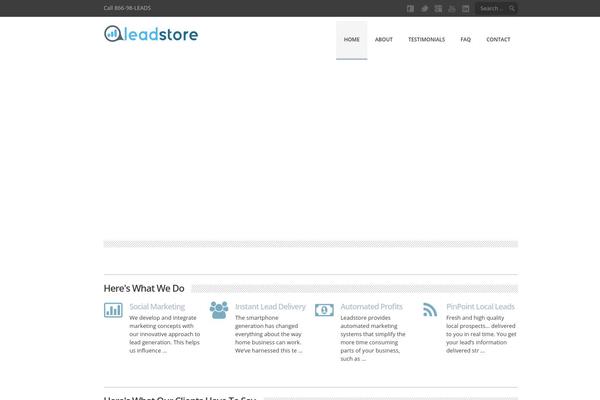 leadstore.com site used Lotus