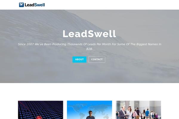 Cutline 3 Column Split theme site design template sample