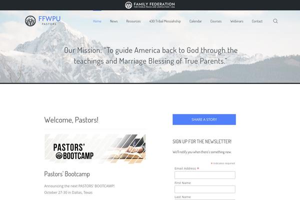 Enterprise theme site design template sample