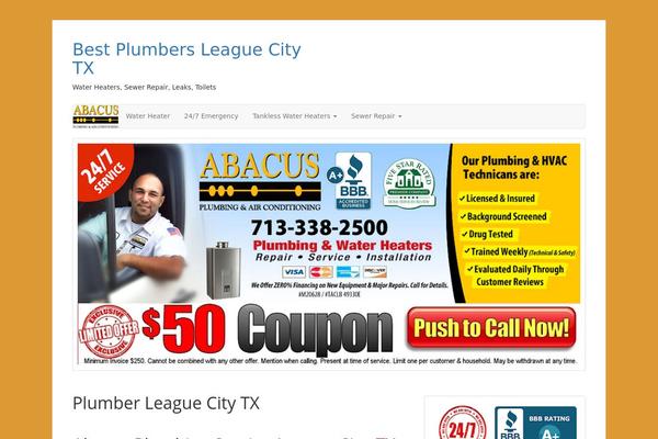 Bootville theme site design template sample