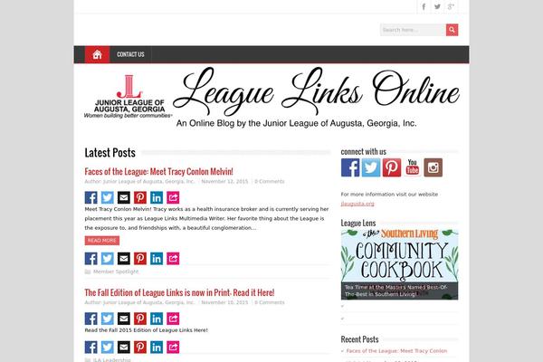 MineZine theme site design template sample